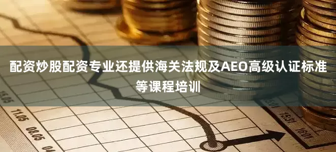 配资炒股配资专业还提供海关法规及AEO高级认证标准等课程培训