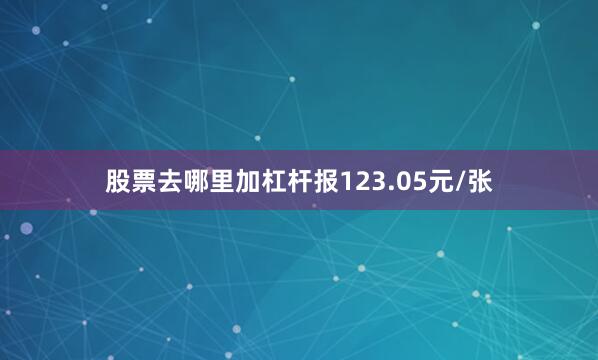 股票去哪里加杠杆报123.05元/张